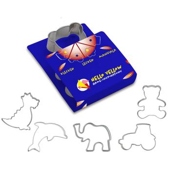 Kinderbakvorm, dubbelzijdig bedrukt