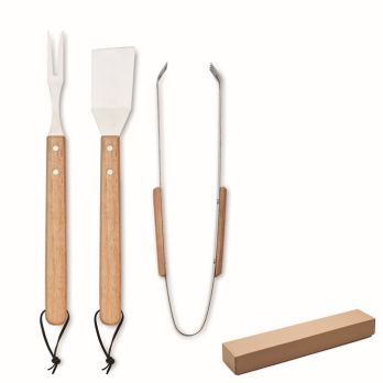 SMOKEY BBQ-set eikenhout
