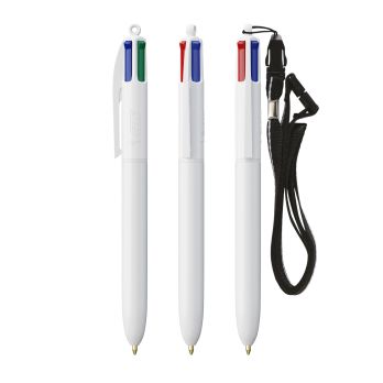 BIC- 4 Colours balpen + keycord