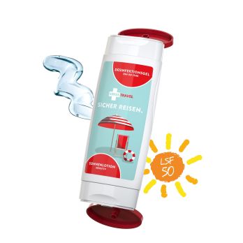DuoPack zonnemelk SPF 50 (sens.) + handdesinfecterende gel