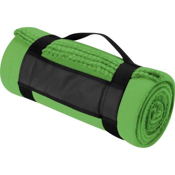 Fleece deken met draagriem