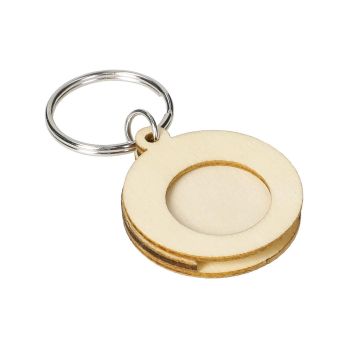 Houten sleutelhanger "Chip"