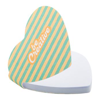 Individueel blok met plaknotities CreaStick Seed Heart