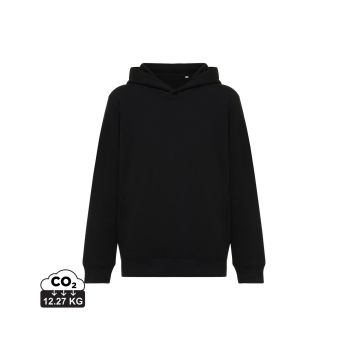 Iqoniq Yengo hoodie voor kinderen met zijzakken van gerecyclede katoen