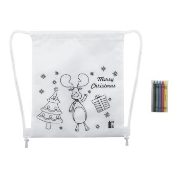 Julfar Bag A kerst trekkoordtas om in te kleuren