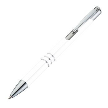 Metalen balpen met 3 sierringen