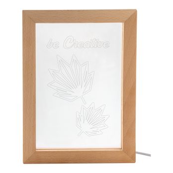LED trofee Woodiframe