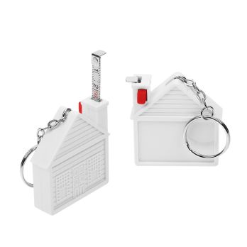 Meetlint "Huis", wit