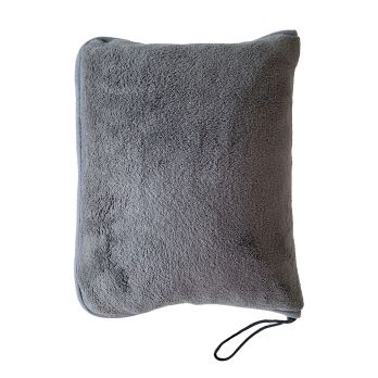 Microfleece deken-kussenset gerecycled