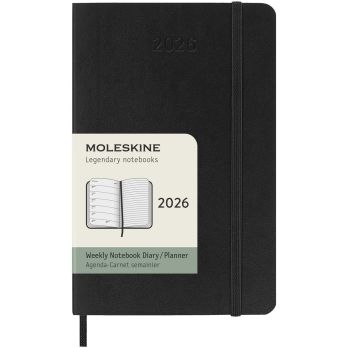 Moleskine softcover 12-maanden weekkalender, pocketformaat