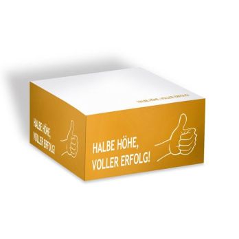 Gerecyclede notitieblok 98 x 98 x 49 mm