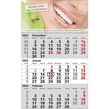 Wandkalender Standaard 1  