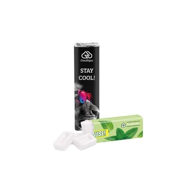 Pepermuntreep met papieren banderole