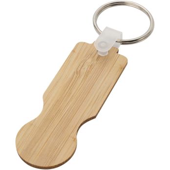 Ronan trolley sleutelhanger van bamboe