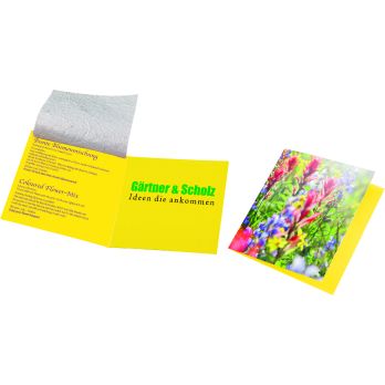 Zaadpapieren bloemenkaarten