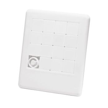 Schuifpuzzel, wit