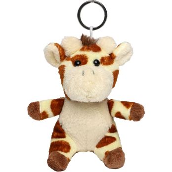 Pluche sleutelhanger giraffe