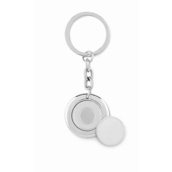 FLAT RING Sleutelhanger met munthouder