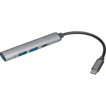USB-hub van gerecycled aluminium