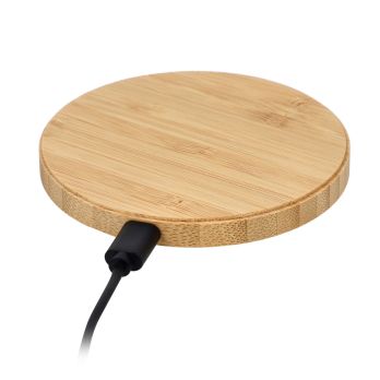Draadloos laadpad bamboe 15 W