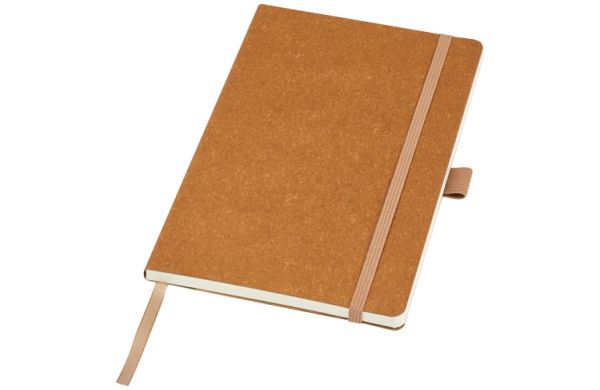 Kilau Notizbuch aus recyceltem Leder - natur 