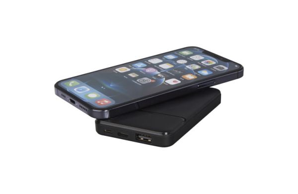 Loop 5000 mAh Powerbank aus recyceltem Kunststoff - schwarz 