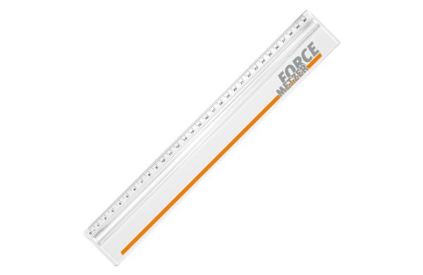 30 cm liniaal met leesliniaal