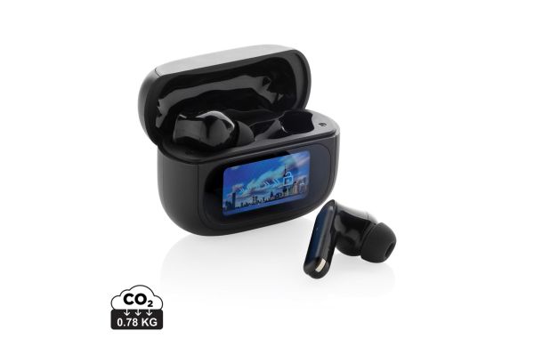 Airtune ANC-Ohrhörer aus RCS rec. ABS mit Touch-Screen, schwarz