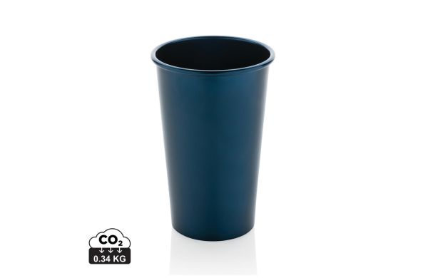 Alo Leight-Weight-Becher aus RCS recyceltem Aluminium 450ml, navy blau