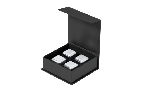 Arran Eiswürfel-Set, silber
