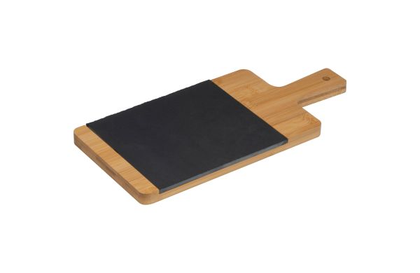 Bamboe plank met leisteen inleg