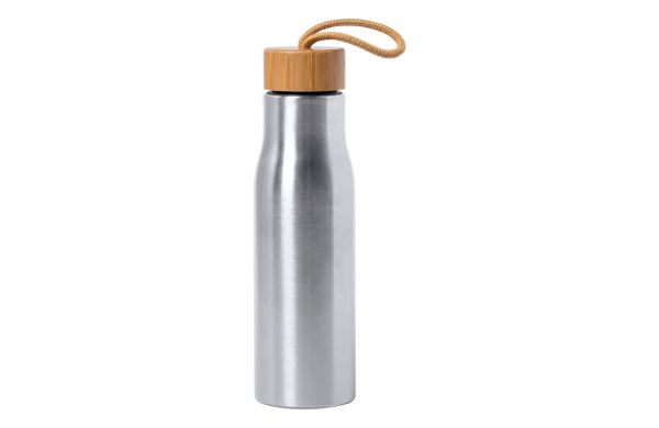 Bissip Edelstahl-Trinkflasche, silber
