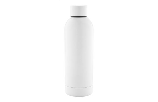 Blussi Edelstahl-Trinkflasche, weiss