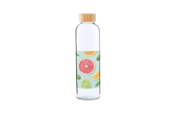 Bokol Trinkflasche, transparent/natur