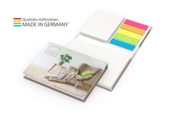 Brussel White green+blue Bookcover Recycling-mat-t