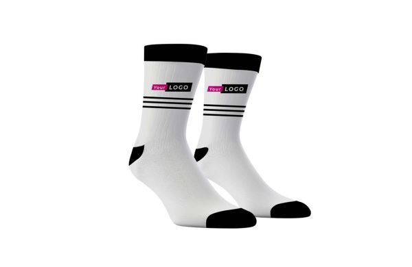 Premium Classic Socks Crew One Size met standaardlabel