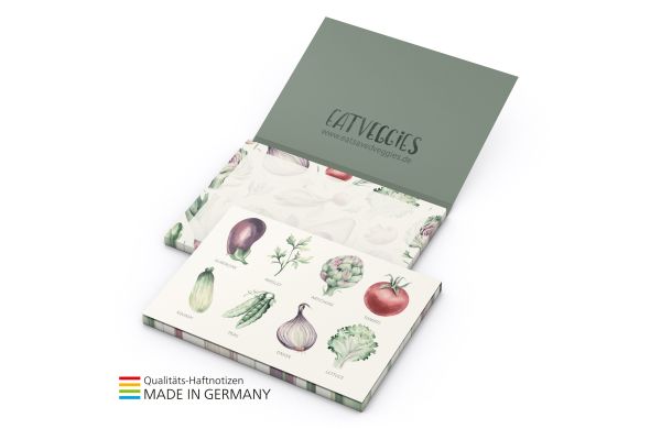 Karton Cover groen+blauw, 100 x 72 mm