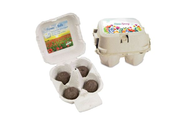 Het groen van het ei - Bloemenbollendoosje