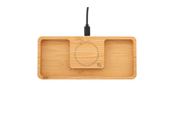 Desktop Organizer met Draadloos Opladen REEVES-BAMBOOCHARGE