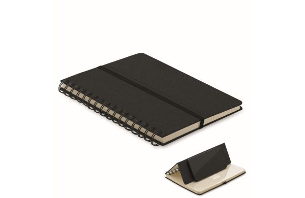 STRATA DIN A5-Notizbuch RPET, schwarz