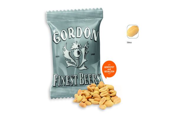 Erdnüsse Werbetüte, Erdnüsse, ca. 10 g, weiß