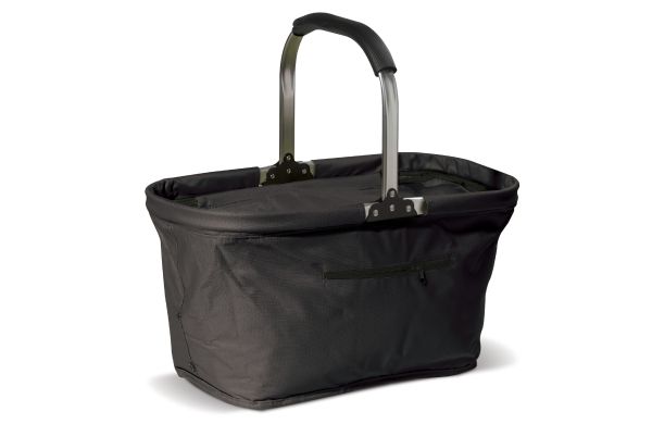 Faltbarer Kühl-Einkaufskorb, schwarz