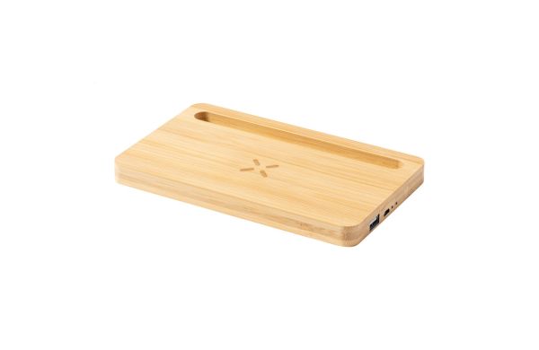 Flabo Organizer mit Wireless-Charger, natur