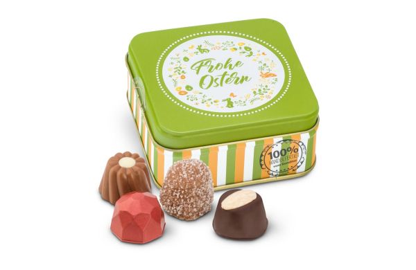 Geschenkartikel / Presentartikel: Vrolijk Pasen - Pralinedoos met 50 g