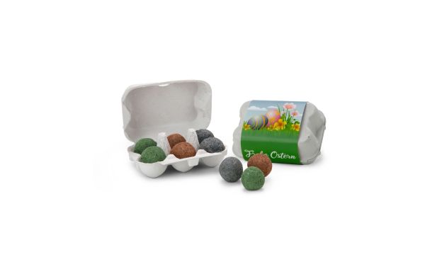 Geschenkartikel: Bijenweide in paaseierdoos bloemen