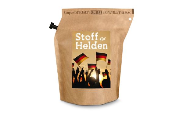 Geschenkartikel: Duitsland FAN-Koffie, herbruikbaar filterzakje