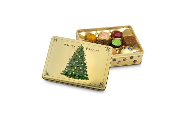 Geschenkartikel: Merry Praliné - Pralinendoos met 125 g