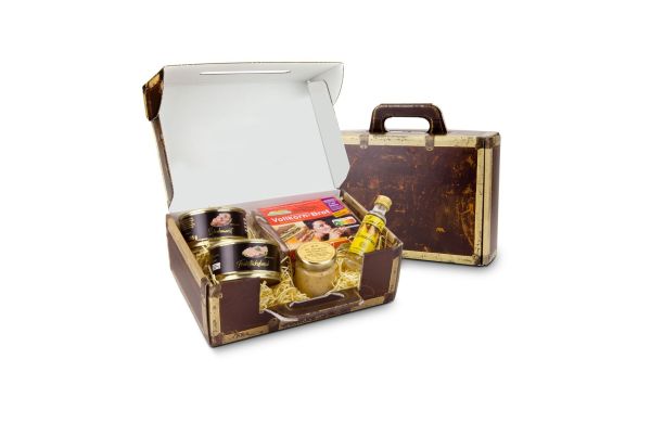 Geschenkset: Gevulde reiskoffer