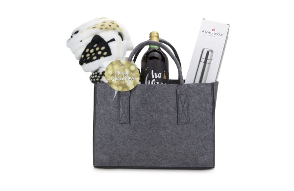Geschenkset: Gezellige vilten tas
