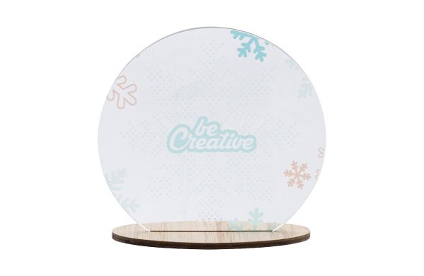 Glophy individuelle Weihnachtsdekoration, natural, transparent klar